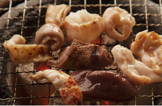 七輪炭火焼ホルモン